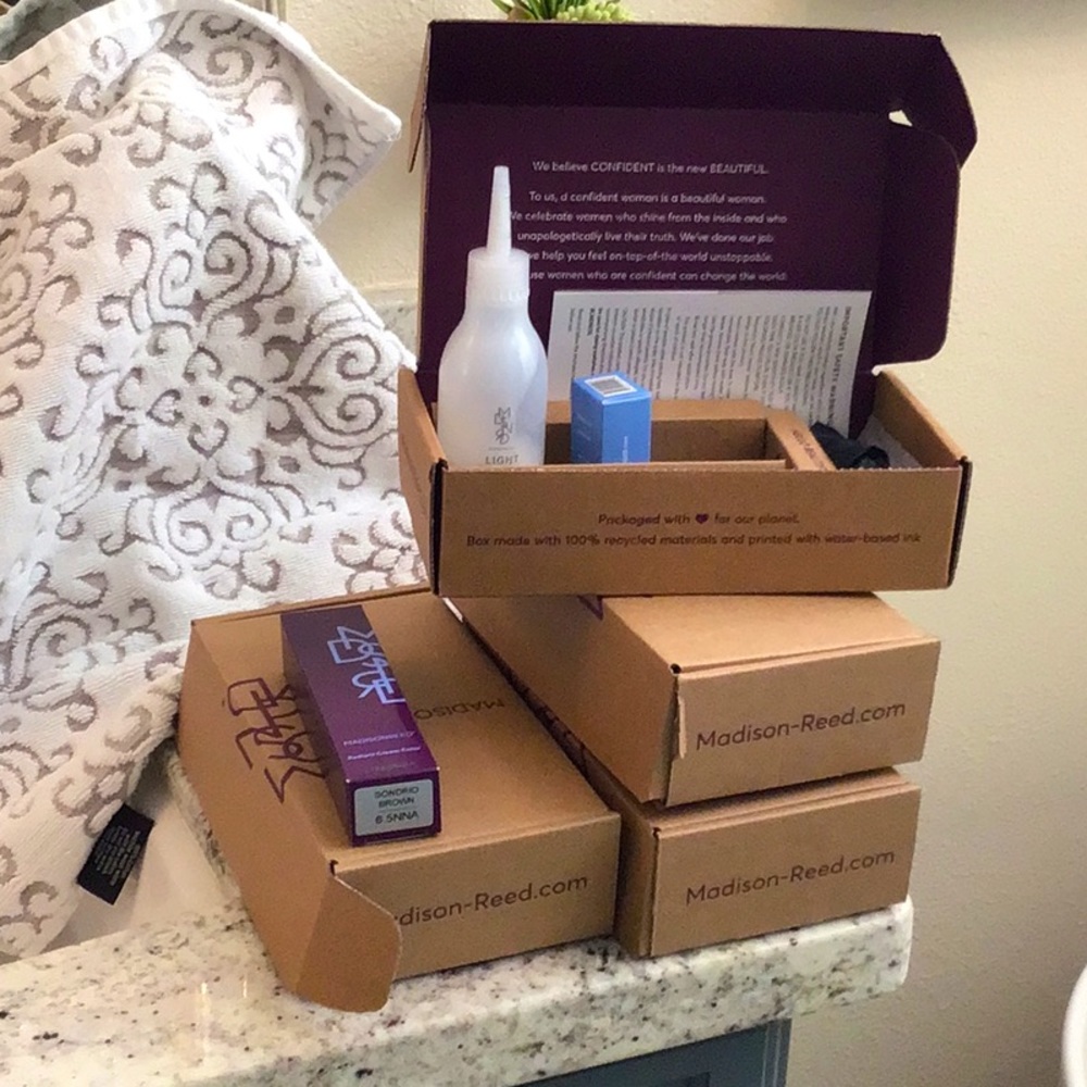 4 boxes of Madison Reed Radiant Color Cream - Sondrio Brown 6.5NNA